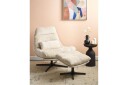 Svingbar lenestol Tovik - Beige, svart