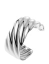 BY JOLIMA Twist Bangle |Silver |One Size