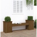  Plantebenk honningbrun 184,5x39,5x56,5 cm heltre furu 825173