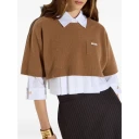 Elisabetta Franchi Dame Strikkevarer Brun M,