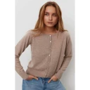 Sofie Schnoor Dame Strikkevarer Brun M,