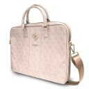 Guess 15" Laptopveske i Kunstskinn med Justerbar Skulderreim - Rosa