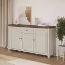 Skjenk Evora 3 dører 1 skuff - Lys Beige