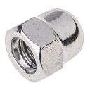 S+P DIN 1587 Hettemutter syrefast A4 M5 500 stk Diverse byggematerialer