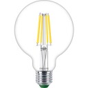 Philips 6 stk Master Ultra Efficient Standard 4W 840 lm E27 G95 klar glass