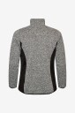 Zizzi Aiggy L/S Fleece Cardigan Dameklær - Grå