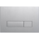 MEPAorbit betjeningsplate, 2-delt, matt krom, utenpåliggende/Planum chrome