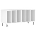  Hifi benk hvit 100x38x48 cm konstruert tre