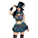 Mad Hatter Dame Deluxe Kostyme - Small