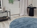 Lounge Ryeteppe Rund 200 cm   Petrolblå