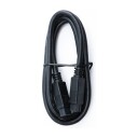 ELETRA IEEE 1394B 9P M 1M KABEL, SVART