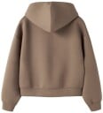 LMTD Nlfhalfa Ls Short Scuba Cardigan   Brown   146 152