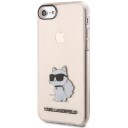 Karl Lagerfeld Ikonik Choupette Hardcase til iPhone 7/8/SE 2020/SE 2022 Rosa
