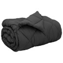 vidaXL Vinter Dynen Antrasitt 135 x 200 cm Mikrofiber
