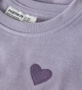Name It Collegegenser   NmfVima   Arvestykke Lilac/Heart Broderi   Name It   3 år (98)   Collegegenser   Lilla