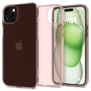 Spigen Crystal Flex mobildeksel til iPhone 15 Plus, rosa - PU/Silikon