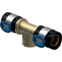 FLOWFIT T-stykke 40mmx1 1/4x40mm med innvendig gjenge blyfri rødgods