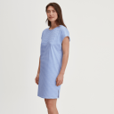 Calida Lovely Nights Short Sleeve Nightdress Lysblå bomull X Small Dame