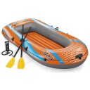 Bestway Oppblåsbar båt Oransje 246 x 122 cm PVC