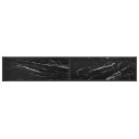 vidaXL TV-benk svart marmor 220x40x40,5 cm herdet glass