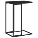  Sidebord svart 40x30x59 cm konstruert tre