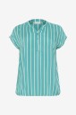KAFFE Curve - Bluse kcSida Wing Sl Blouse - Grønn