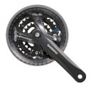 Shimano Fc-M361, 22/32/42t 8-Delt Firkant, 170mm Kranksett