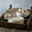 Studio Round North Krus 33 cl Matte Sand/Matte White