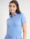Calvin Klein Golf Harmony Printed S/S Shirt - Blue - XS