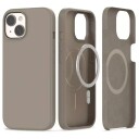 Tech-Protect iPhone 15 Tech-Protect Silikon Deksel - MagSafe Kompatibel - Titanium