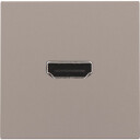 Niko HDMI Uttak for Pluggmontering, Bronse Bronze 44.5x44.5x8.6 mm