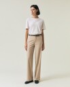Lexington Clothing Tailored Wide Pants - Beige - M