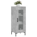 vidaXL Skjenk betonggrå 34,5x34x90 cm konstruert tre