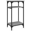 vidaXL Sidebord grå sonoma 40x30x75 cm konstruert tre