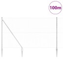  Gjerde med innlegg. sølv 1.5 x 100 m PVC belagt stål