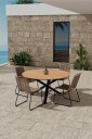 Venture Home   Mexico Spisebord med Lindos stol   Brun
