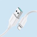 Joyroom USB-A til Lightning 2,4A Lade-/Datakabel 2m Hvit