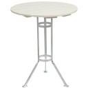 Grythyttan Stålmöbler Bryggeri trefotsbord Ø 60 cm hvit eik Grythyttan Stålmöbler