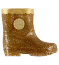 Sofie Schnoor Baby and Kids Perlask Rubber Boot W/O. Lining   Gold   25