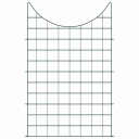 vidaXL Damhegnsett 8 pcs grønn 50 x 80 cm Stål
