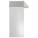 vidaXL Sneglenett 4 pcs sølv 13,5 x 13,5 x 25 cm Galvanisert Stål