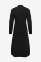 Vila   Midikjole Visway Highneck L/S Midi Knit Dress   Svart