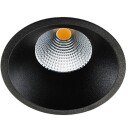 Downlight Soft Slim LED 9W 2700K, sort