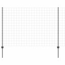  Gjerde med innlegg. Grå 1.6 x 10 m Stål