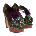 Dolce & Gabbana Dame Sko Grønn 35 EU,