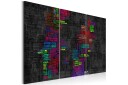 Bilde Map of Sweden 90x60 Artgeist sp. z o. o.