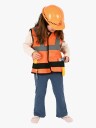 Den Goda Fen Byggearbeidervest med hatt 98–104 cl