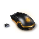 Lexip AR18 Optisk Trådløs Gamingmus med RGB Belysning - Svart