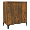 vidaXL Skjenk røkt eik 60x35x70 cm konstruert tre