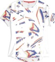 PUMA Trenings T Skjorte IndividualBlaze   Hvit/rød Kvinner størrelse X Small